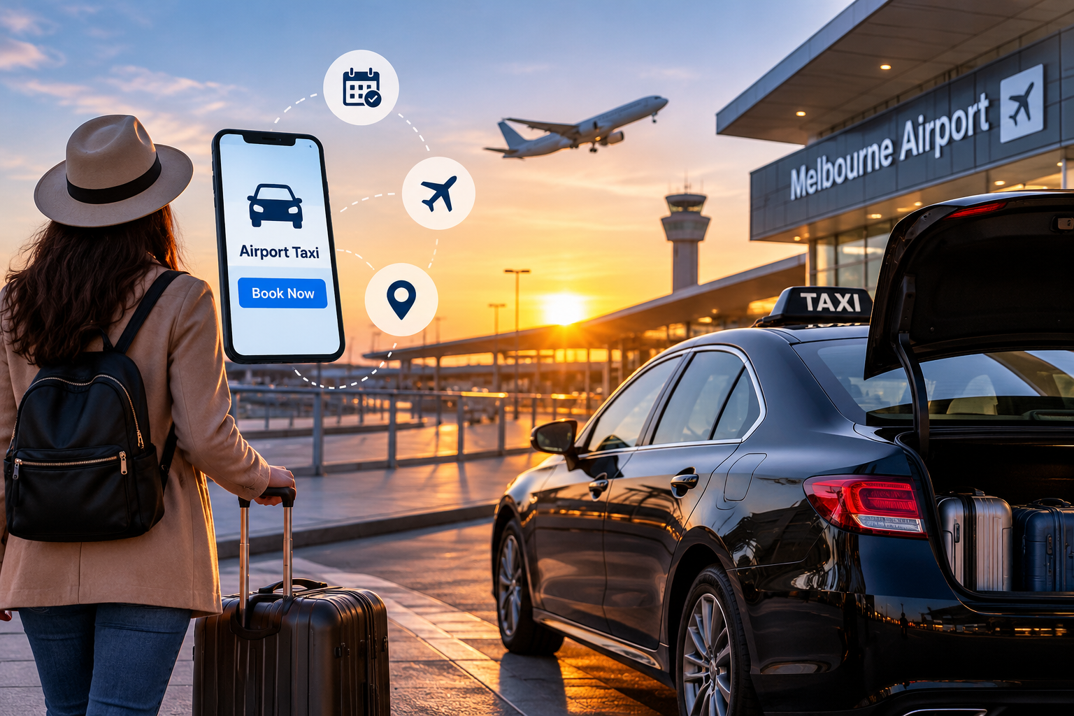 melbourne airport taxi